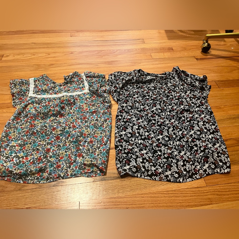 2 Floral LOFT Blouses